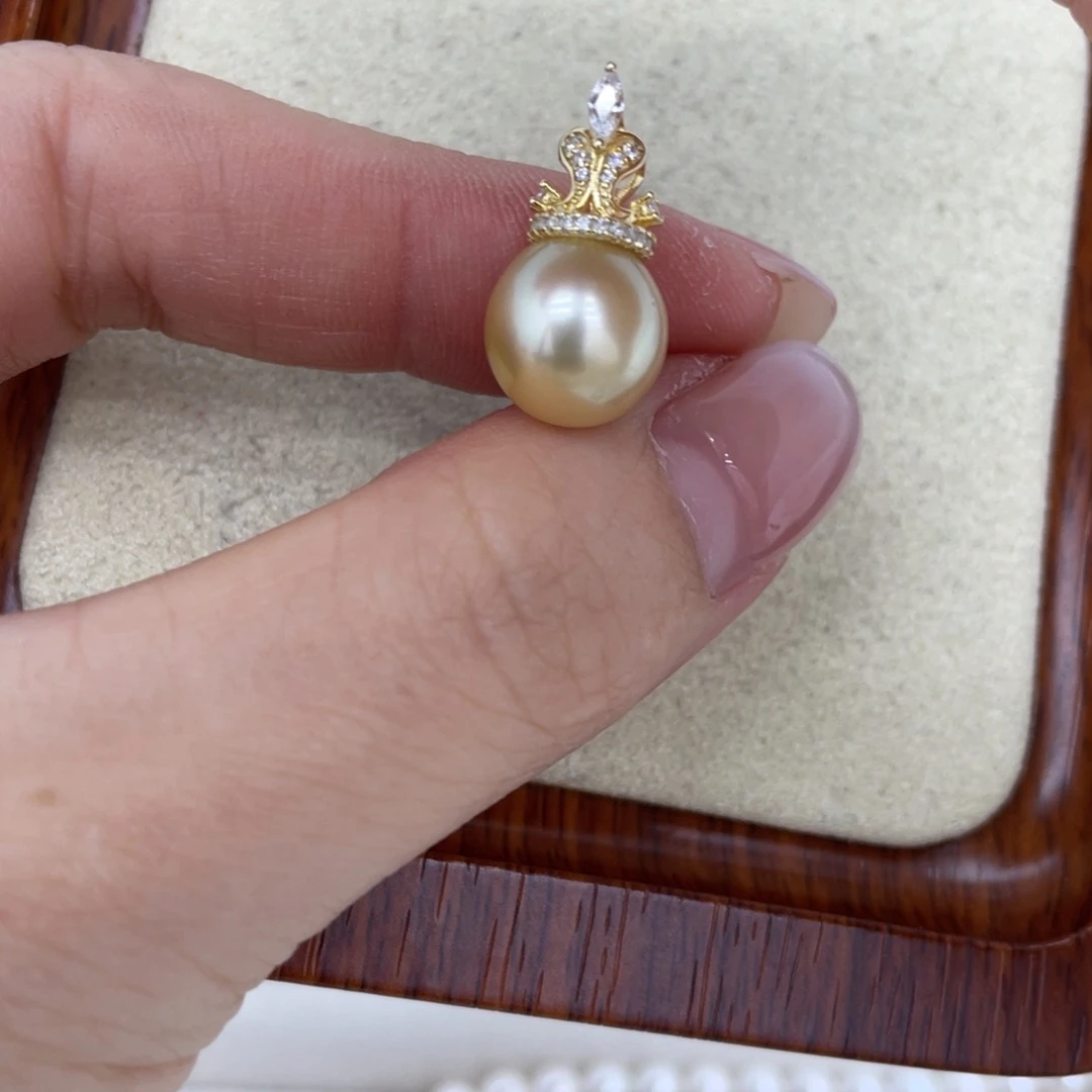 海水珍珠颈饰银S925镶嵌