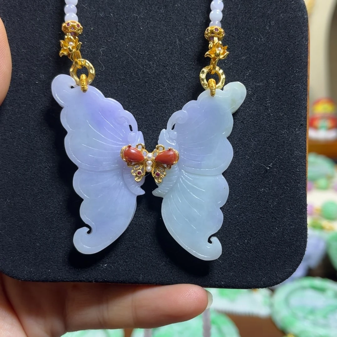 翡翠未镶嵌颈饰天然翡翠