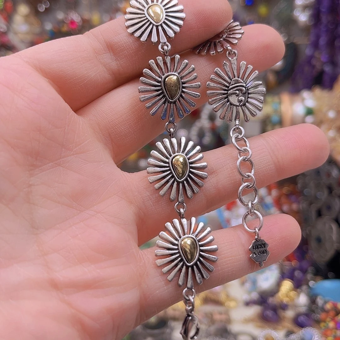 锌合金复古银色手链