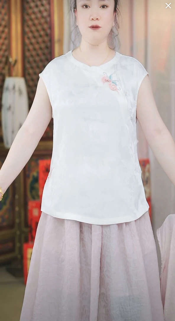 （再见时光）秋冬中国风复古精工刺绣休闲马甲