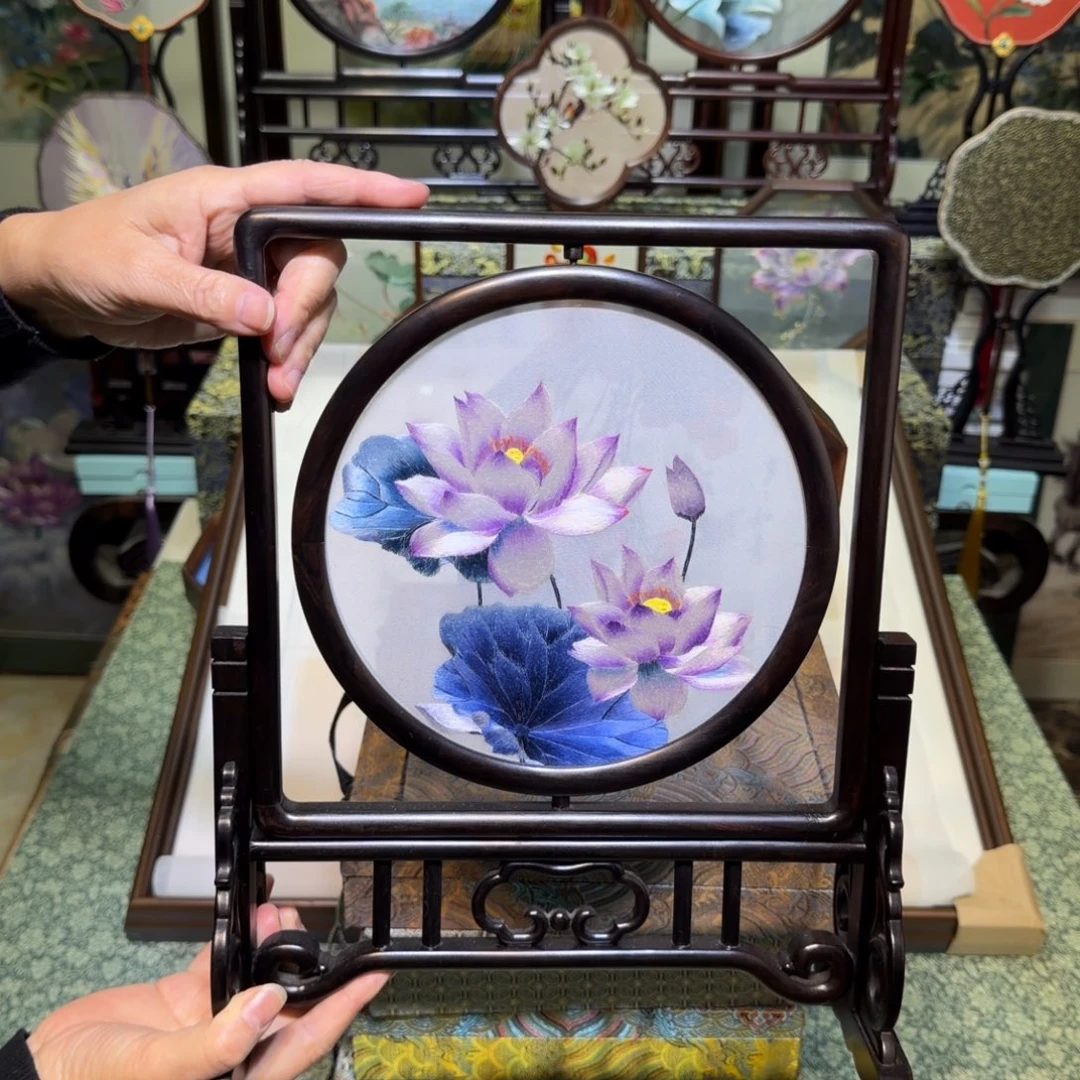 刺绣手工苏绣工艺制作技艺精湛精品异色