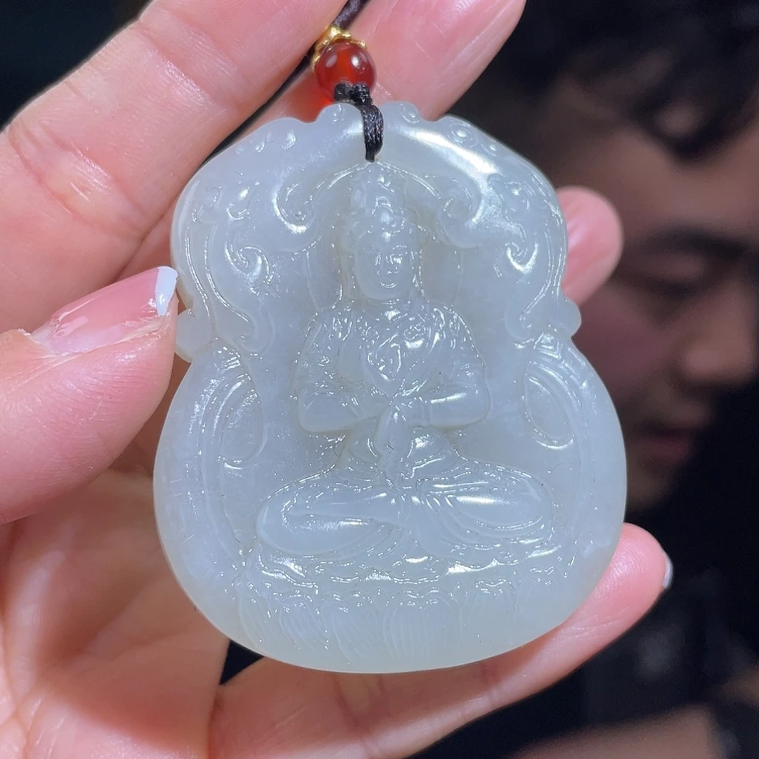 和田玉颈饰未镶嵌