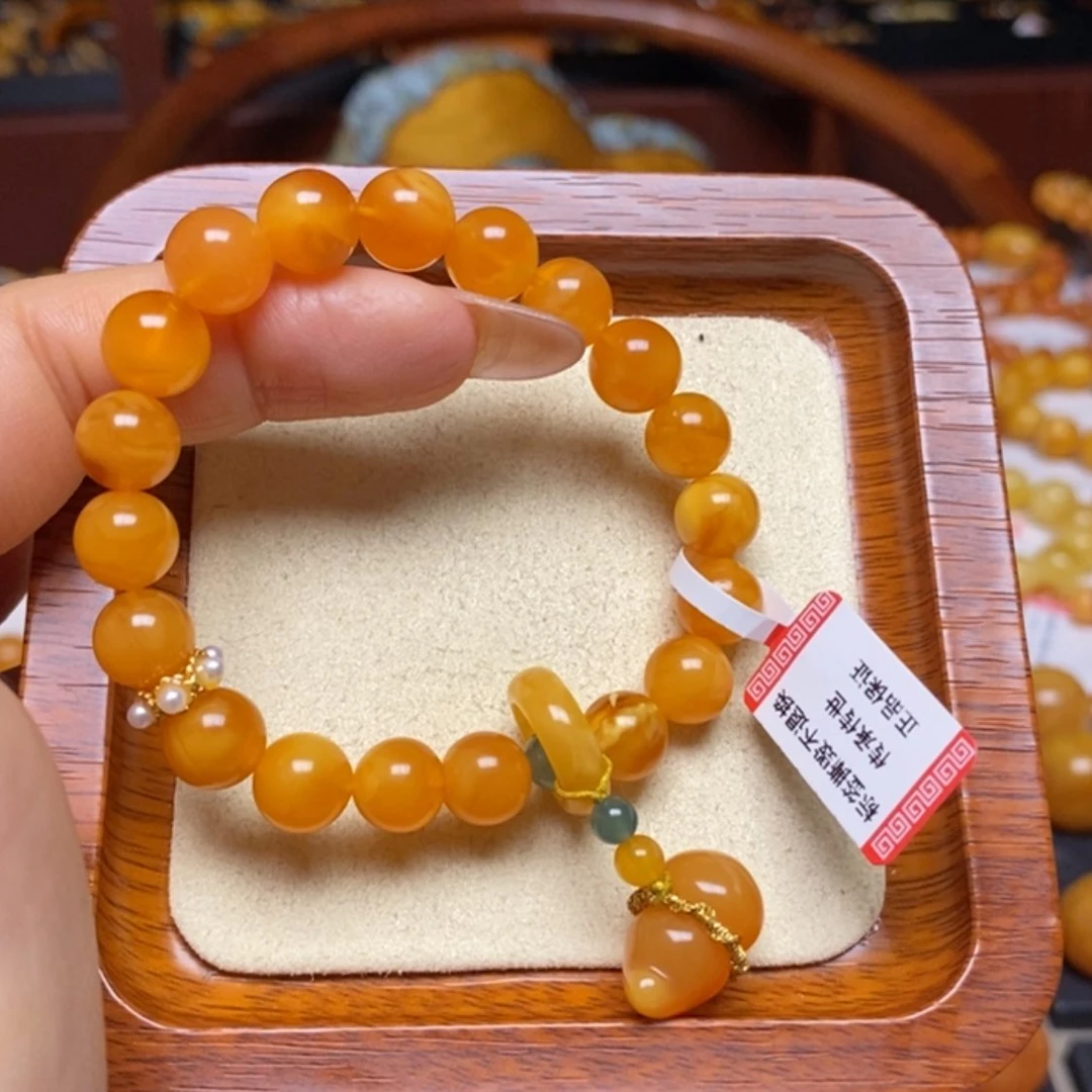 【闪购商品】蜜蜡手链未镶嵌手串