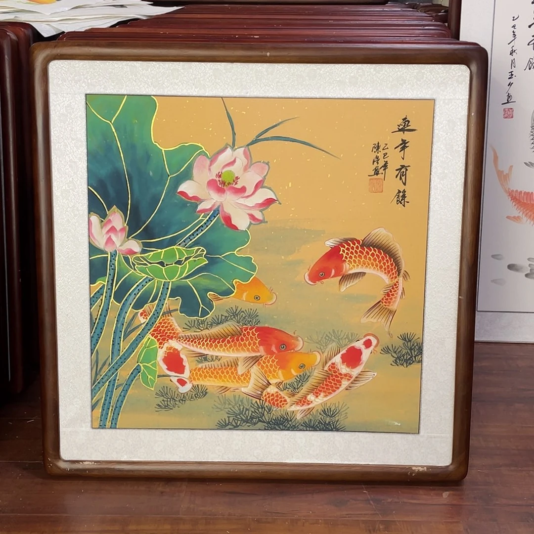 国画带框尺寸63*63厘米