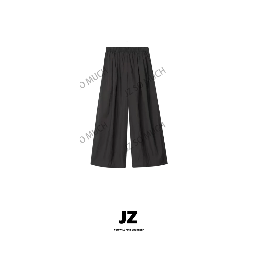 金子/JZ SO MUCH【防晒呼吸裤】防晒防水阔腿凉感透气呼吸休闲裤