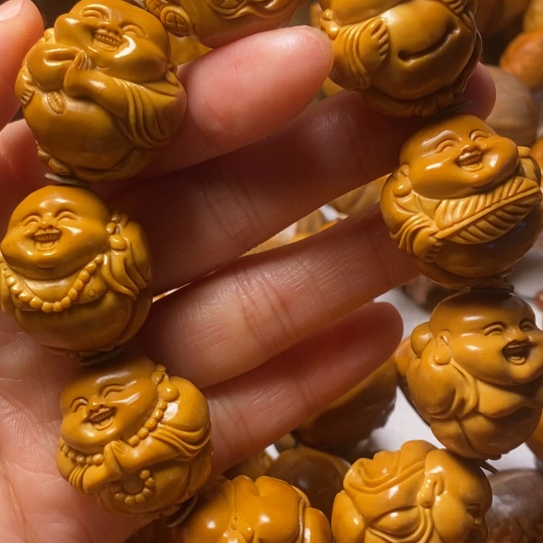 ****妍橄榄核手串/手链精品八大弥勒