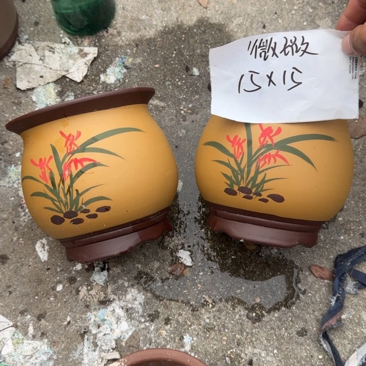 紫砂花盆特价清仓