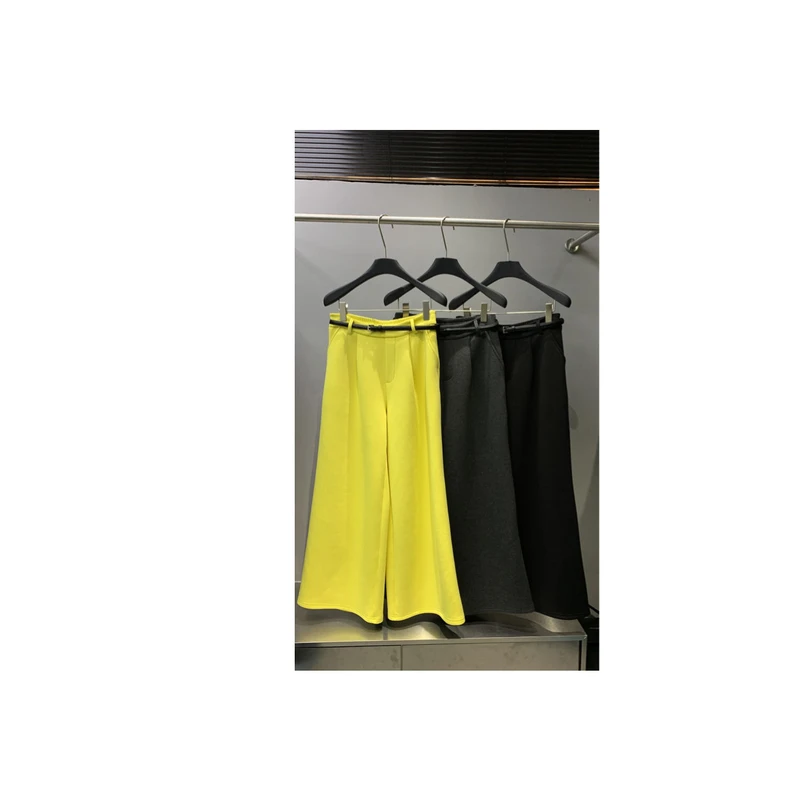 净版阔腿卫裤 30450