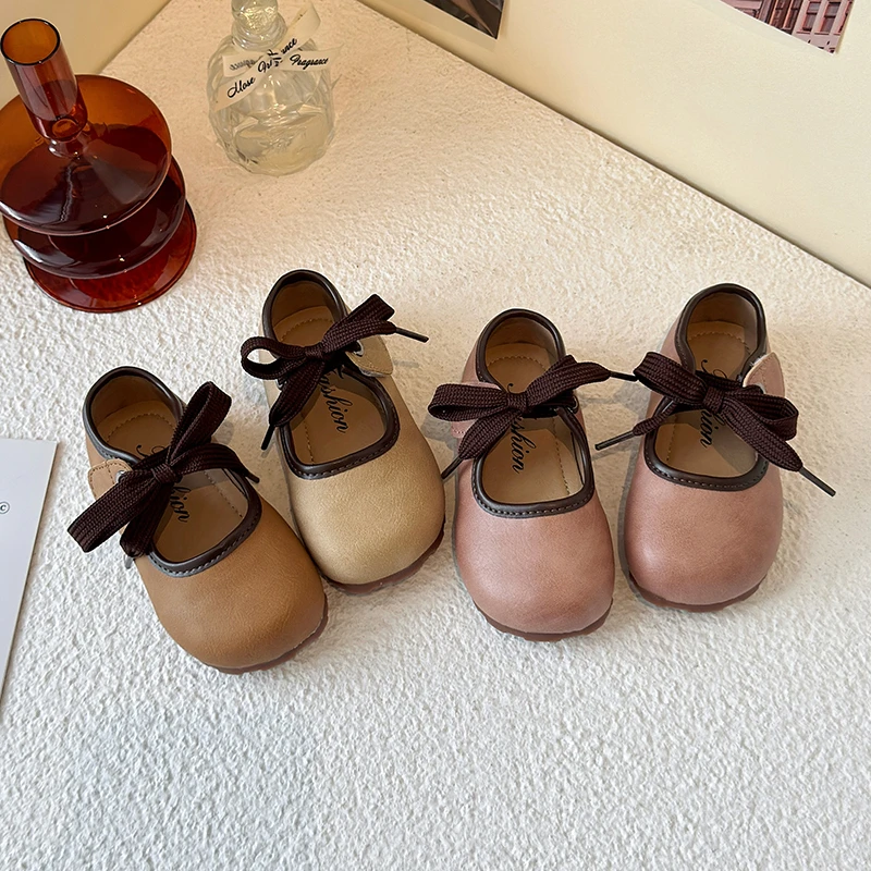 韩版童鞋2025春秋儿童法式复古玛丽珍单鞋女童小香风百搭浅口皮鞋