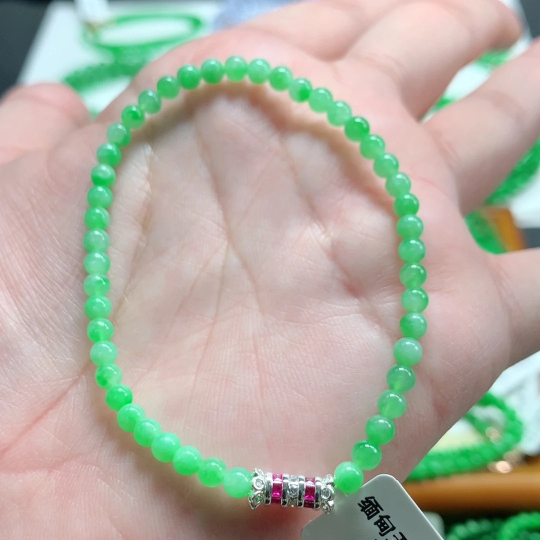 翡翠未镶嵌手链翡翠