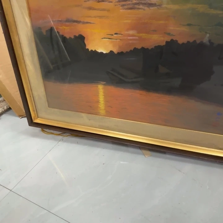 白***花版画中古物品不退换446