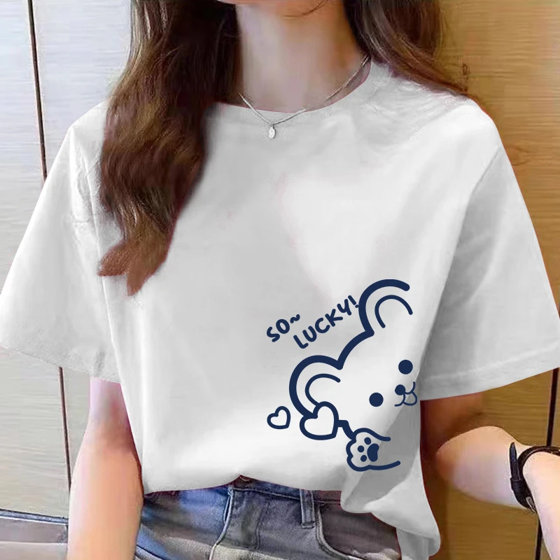 【6-3】2025纯棉男女同款纯棉T恤短袖t恤男女夏季ins潮牌潮