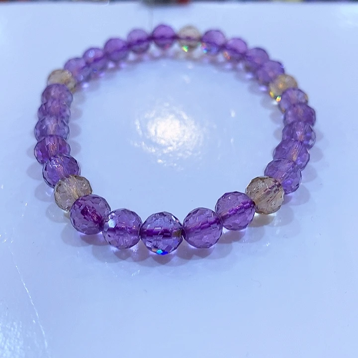 未镶嵌手链水晶紫水晶手串