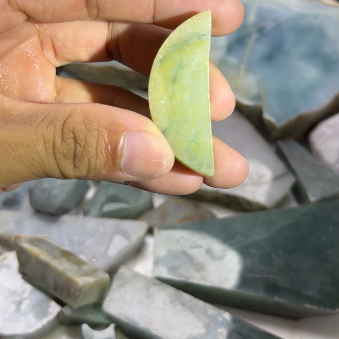 翡翠散珠纯天然缅甸翡翠A货