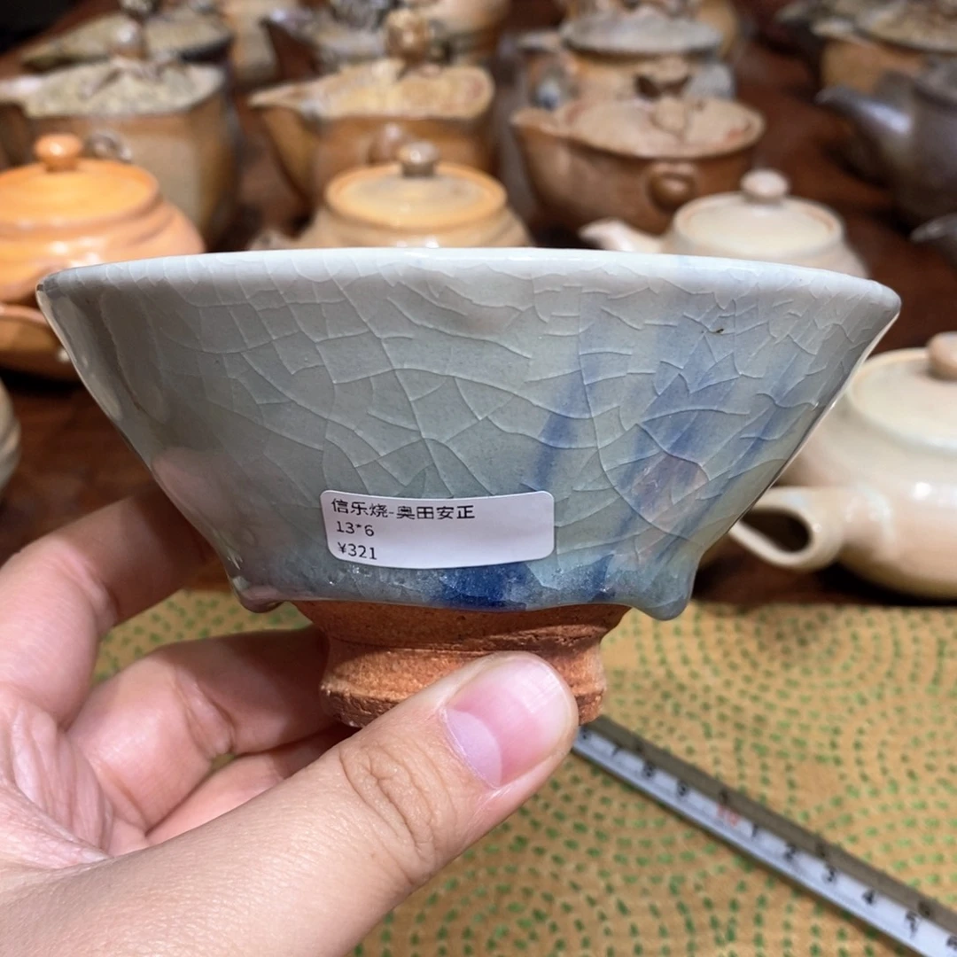 柴烧侘寂粗陶茶具