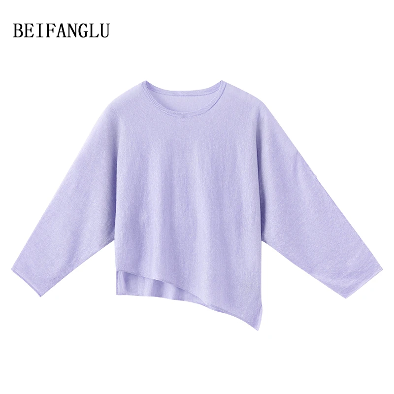 北方鹿呼吸感微透薄款亚麻羊毛雪花针织防晒衫31077