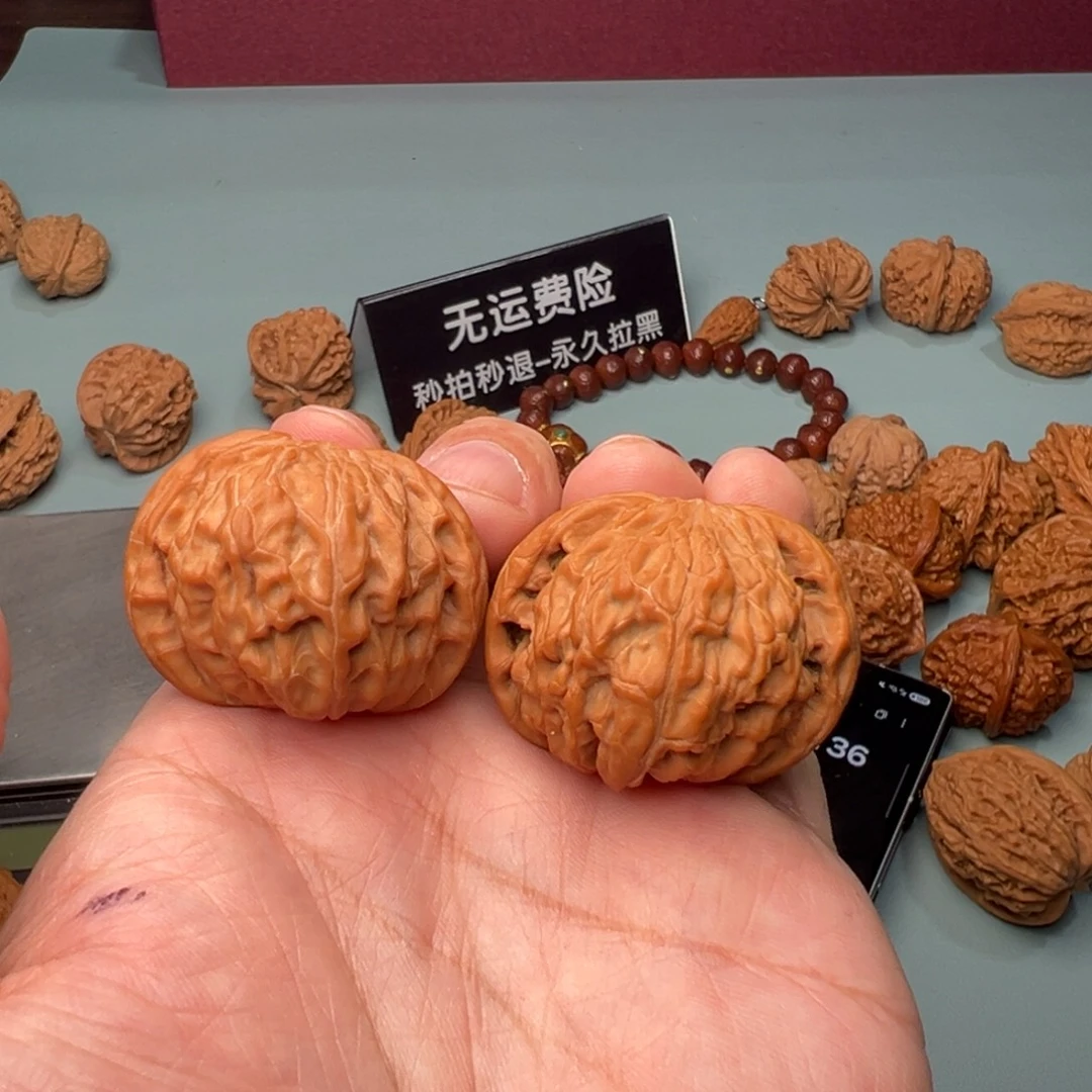 桃核吊坠40磨盘全品无修