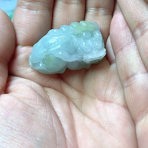 翡翠颈饰未镶嵌天然缅甸翡翠a货