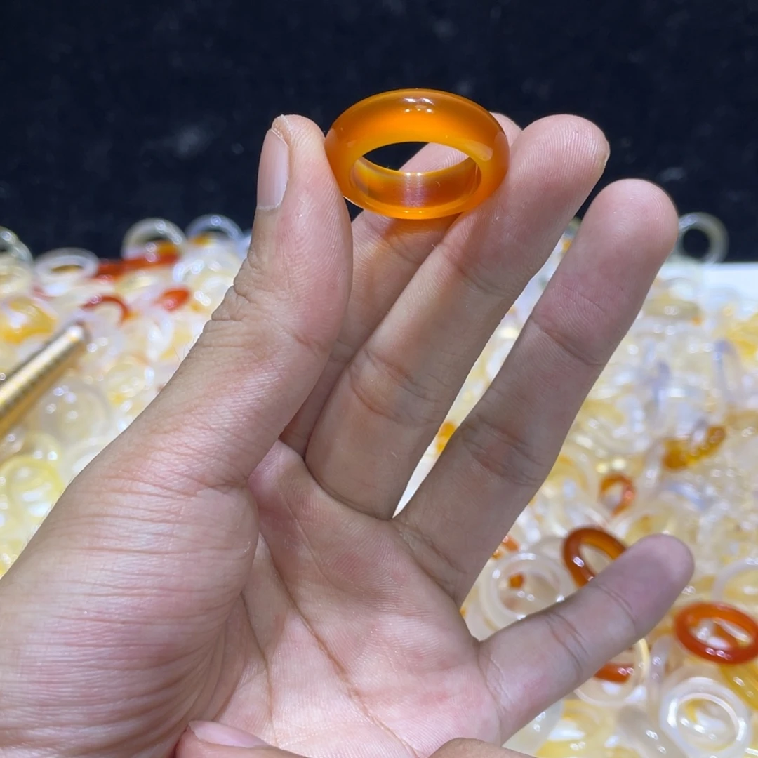 玛瑙/玉髓合金戒指61号港19