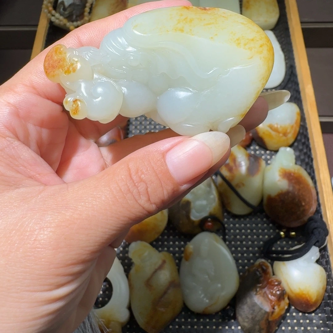吊坠(不含链)未镶嵌和田玉