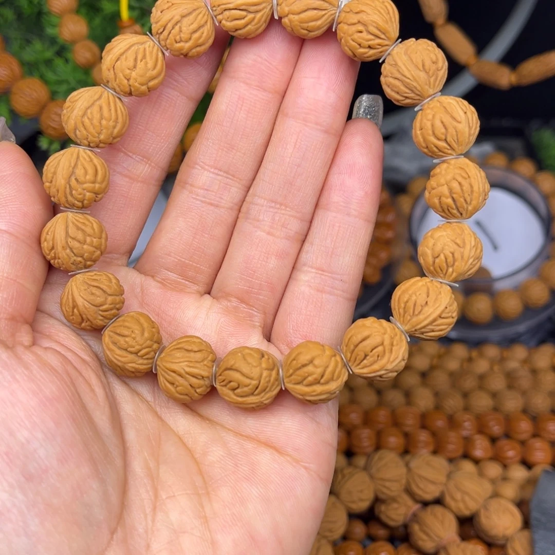 连***吊坠文玩核桃通天纹单圈