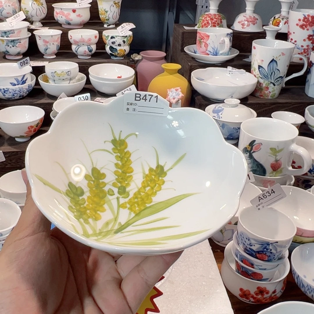 景德镇手工手绘陶瓷6.5寸