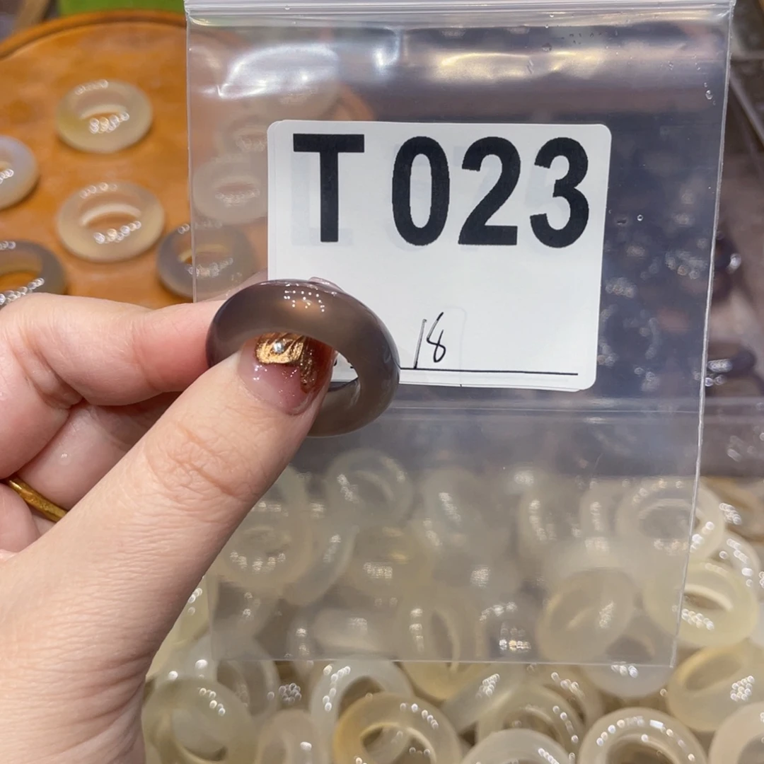 玛瑙/玉髓未镶嵌戒指023