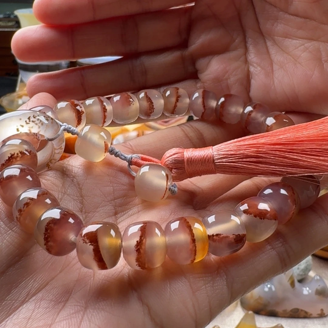 高***水玛瑙/玉髓未镶嵌玛瑙手持