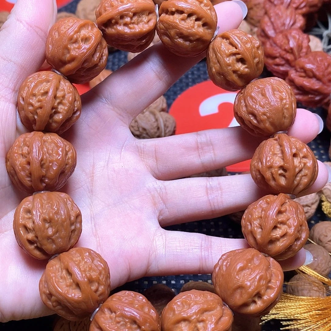 手串文玩核桃粗筋八棱手持