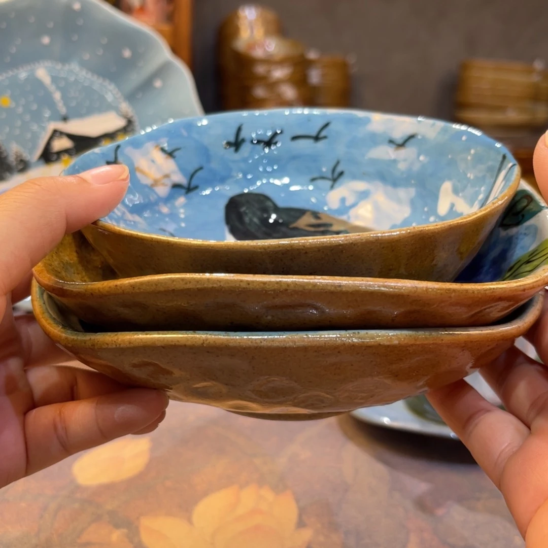 瓷片朵*亚景德镇手工制作