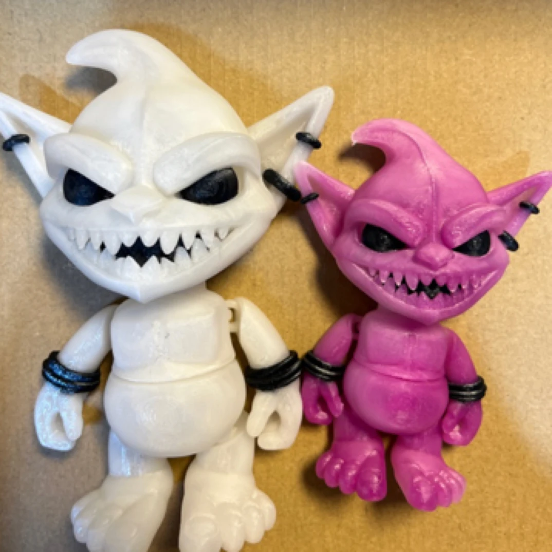 3D打印小恶魔 多色打印