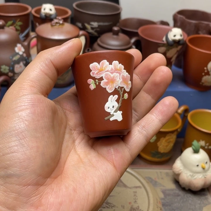 茶杯紫砂紫砂主人杯50cc