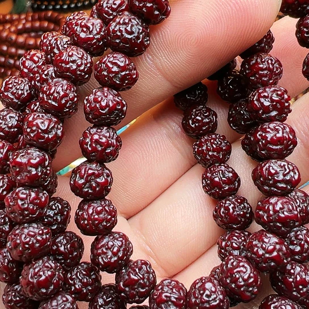 凤眼菩提吊坠手串