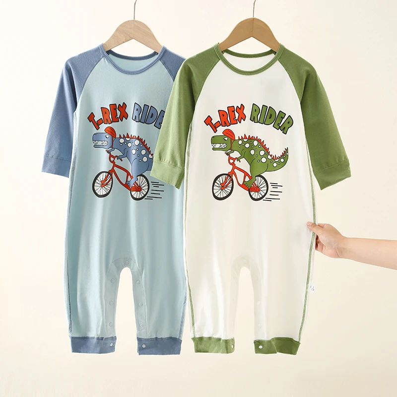 （清货）莱卡棉婴儿睡袋宝宝防踢被秋冬款新生儿童分腿连体衣