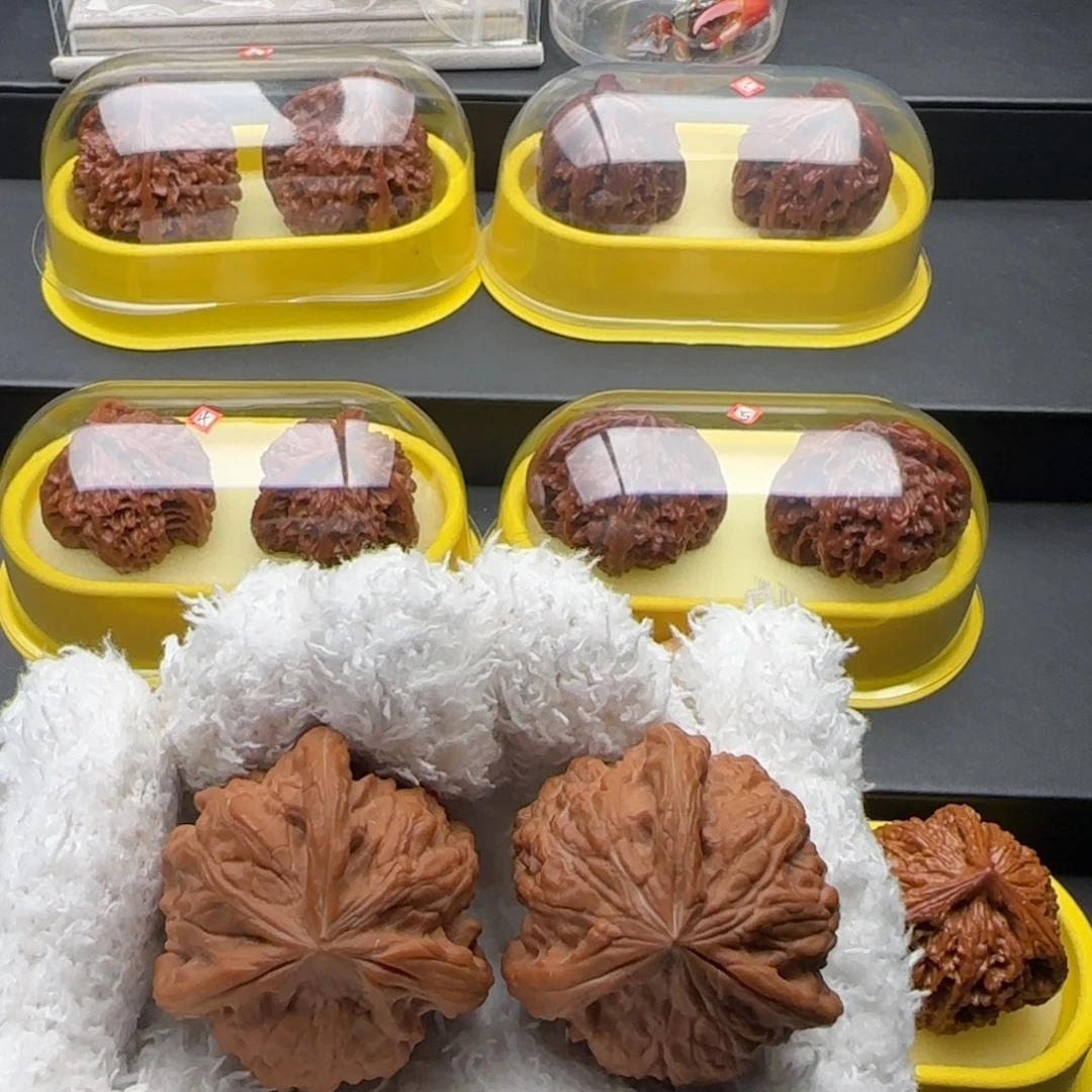 把件文玩核桃平谷凹底奔全41