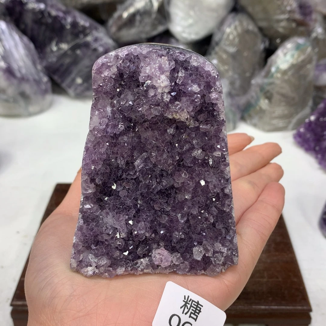 紫晶摆件未镶嵌水晶
