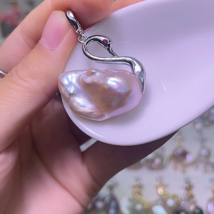 颈饰合金淡水珍珠59