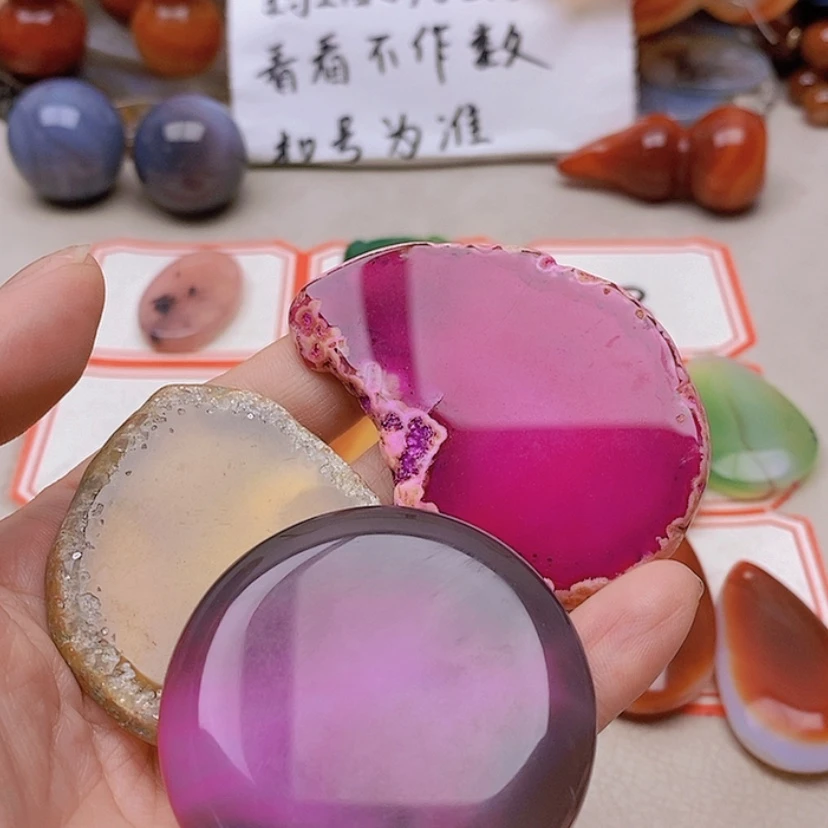 【闪购商品】未镶嵌玛瑙/玉髓珠宝半成品晴****)