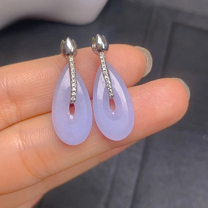 小***a翡翠银S925镶嵌颈饰