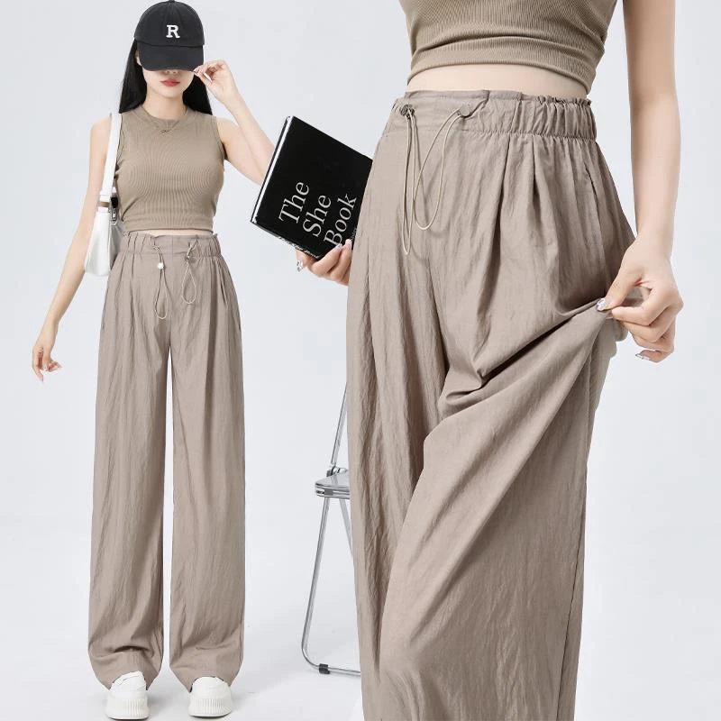 FAVMARTHA孕妇裤子夏季薄款外穿2025新款无托腹夏天棉麻长裤山本