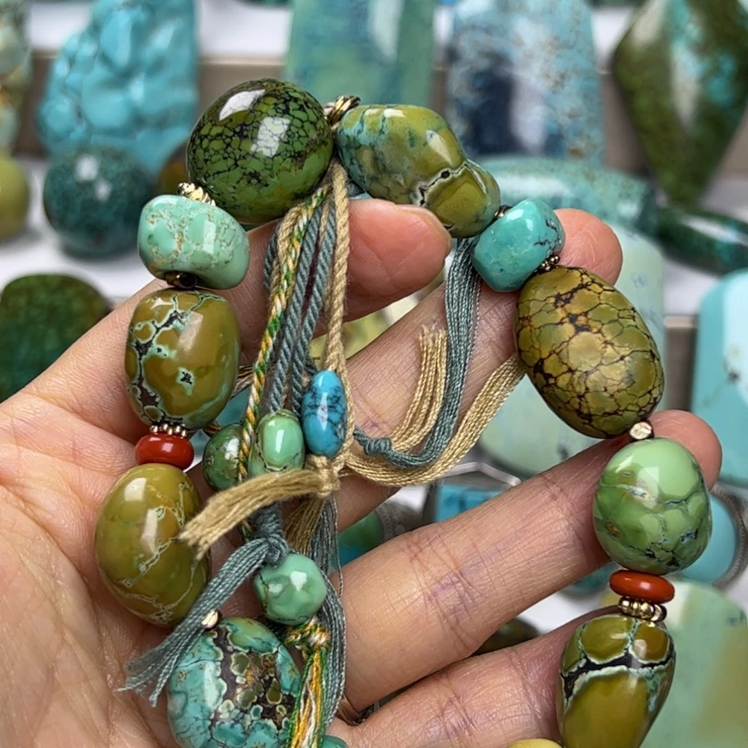 绿松石未镶嵌天然原矿绿松石