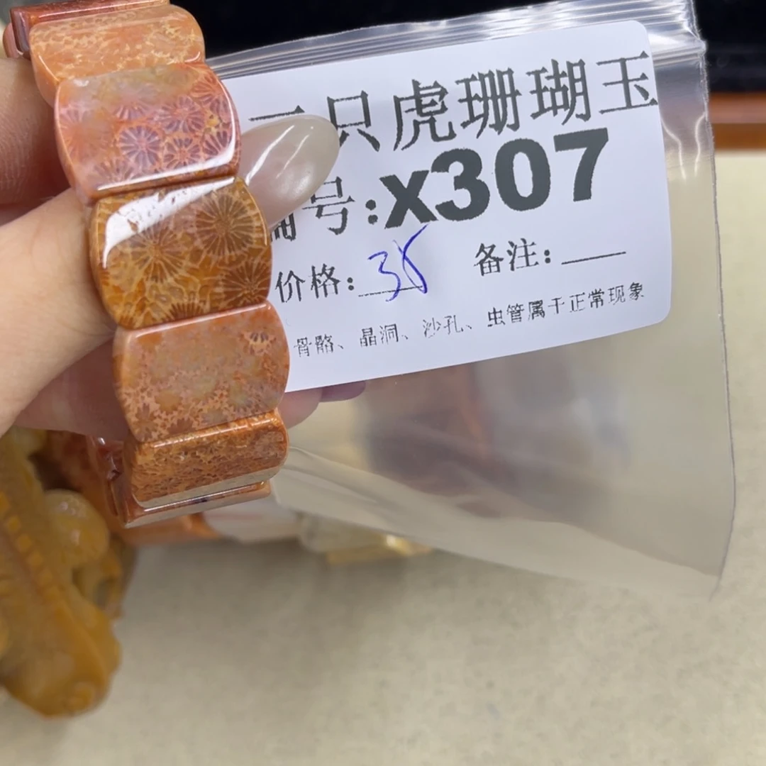 莫***山硅化珊瑚（珊瑚玉）h银S925镶嵌