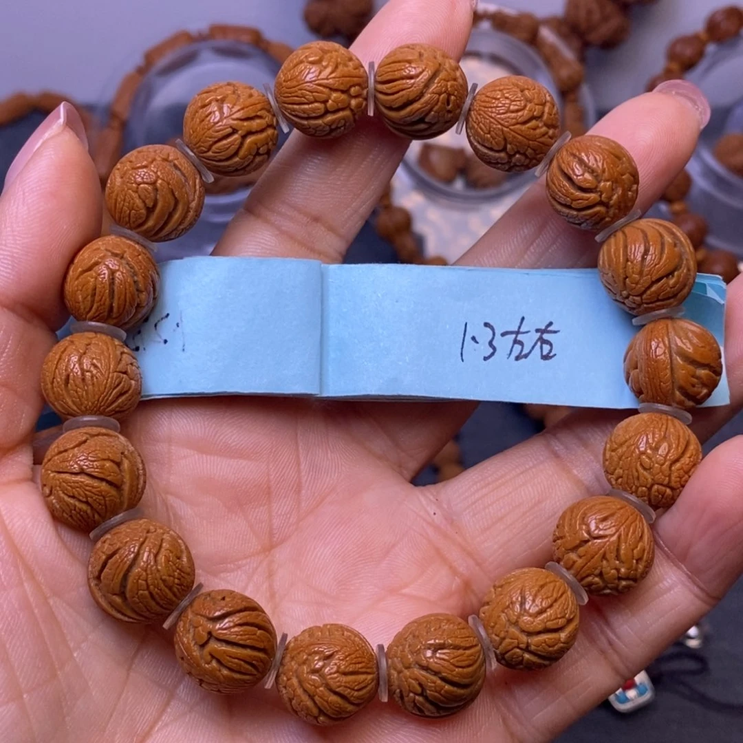 秦岭龙纹桃核18颗