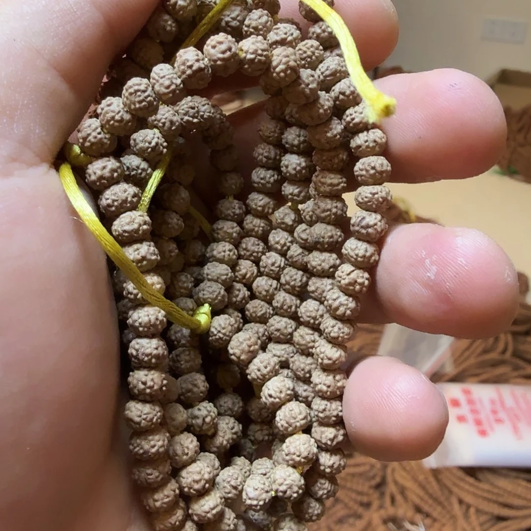 烏***茶金刚菩提吊坠蛤蟆背108两条
