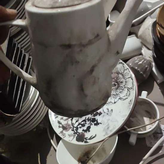 瓷茶壶，国营四厂库存，