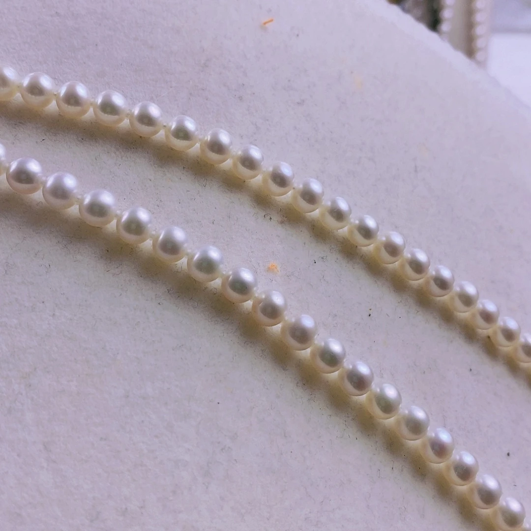 银S925镶嵌淡水珍珠颈饰