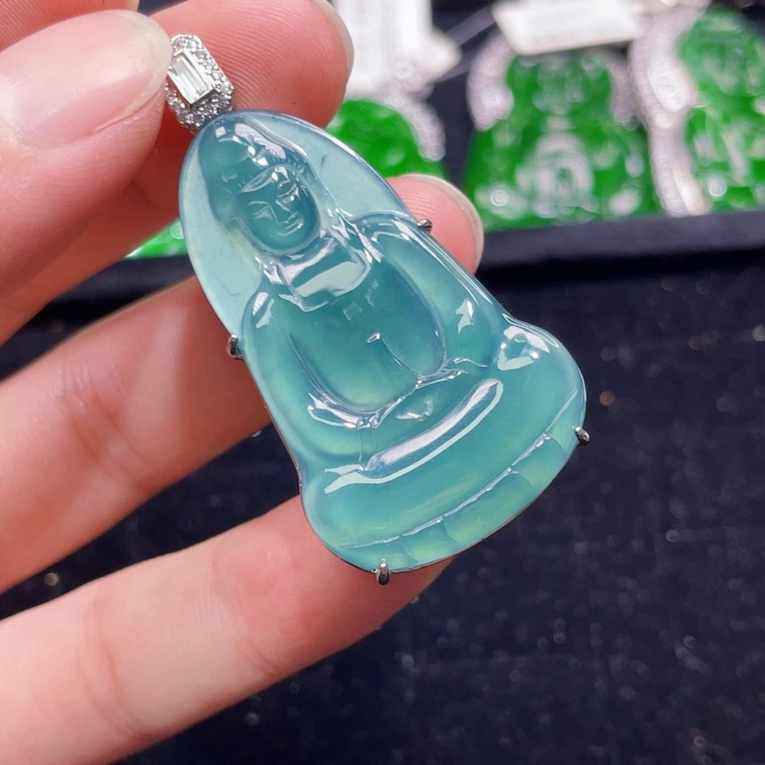 翡翠未镶嵌颈饰6，