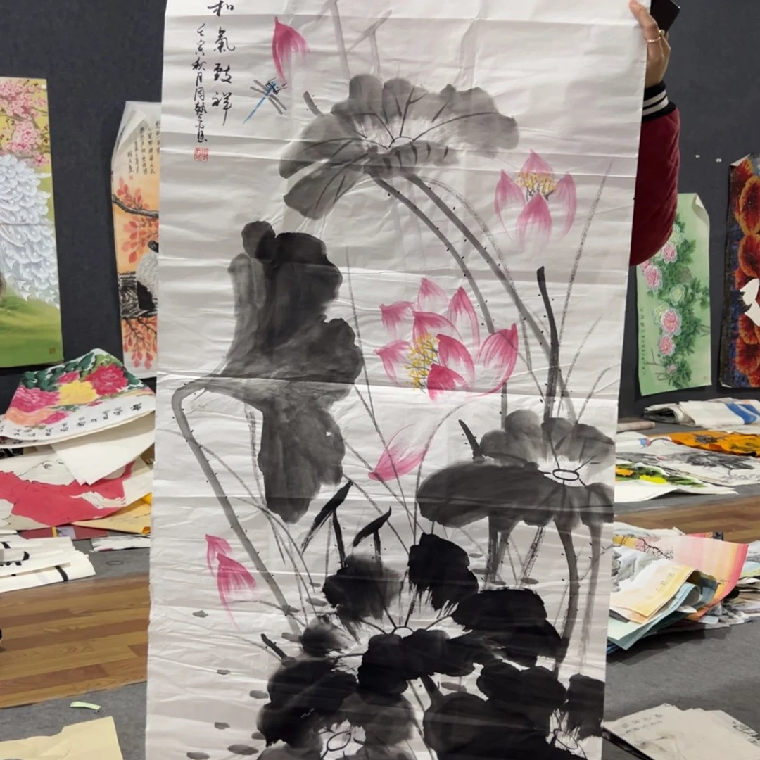 国画国画作品画心一张