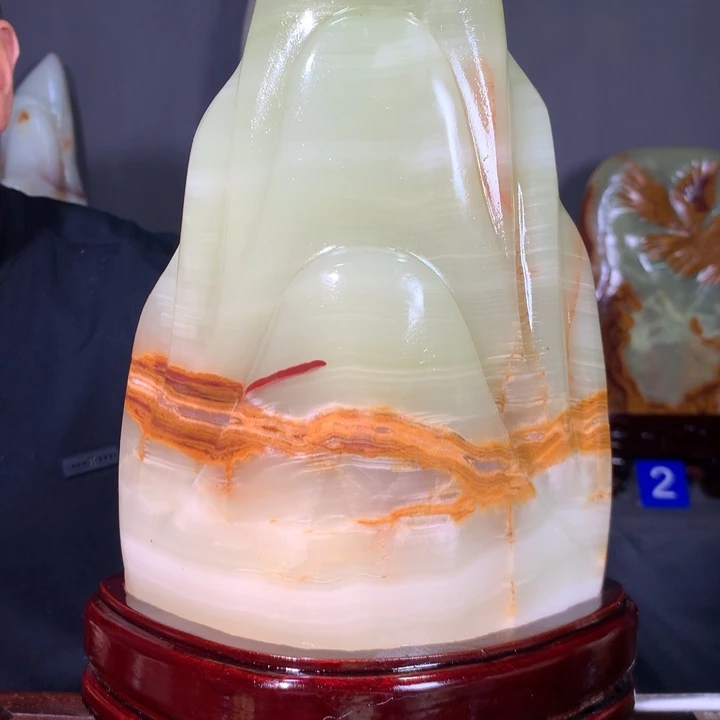 石材天然原石摆件