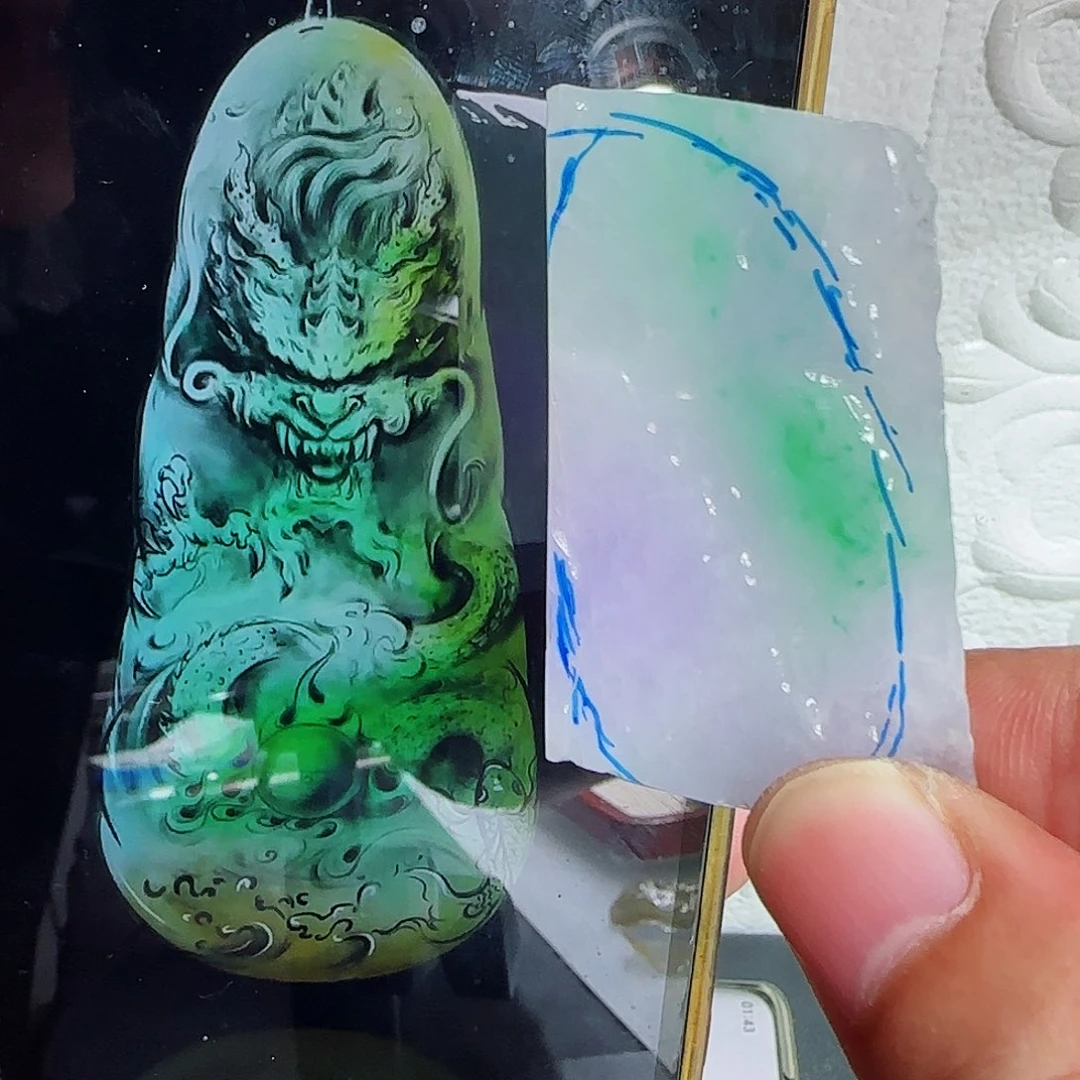 未镶嵌定制翡翠缅甸天然A货翡翠含老师工艺